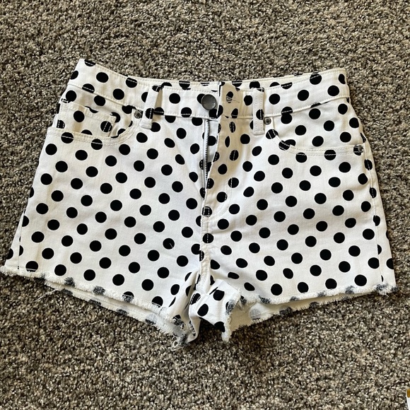 Vintage Victoria’s Secret navy polka dot shorts